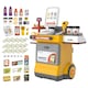 image 1 of 47PCS Grocery Store Cash Register Playset with Scanner Play Food Sound and Light Effects