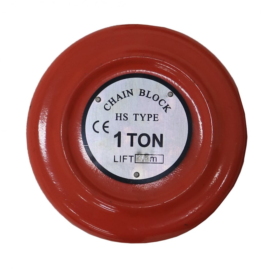 image 1 of 1 Ton Chain Lifting Block & Tackle Hoist Heavy Duty Load