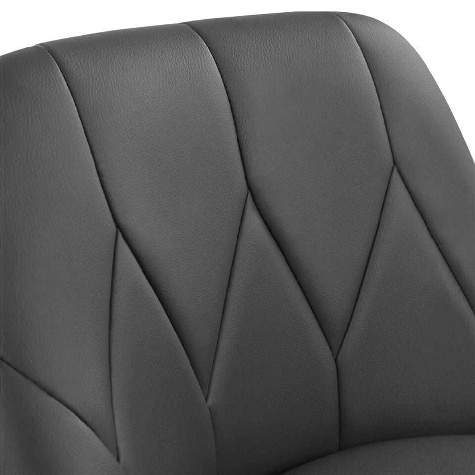 image 1 of Yaheetech  Set of 2 Faux Leather Swivel Bar Stools