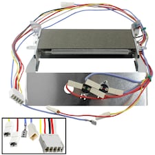 SPARES2GO Element & Thermostats compatible with Hotpoint CTD40 CTD80 CTD40G CTD40P CTD80G Tumble Dryer 2300w