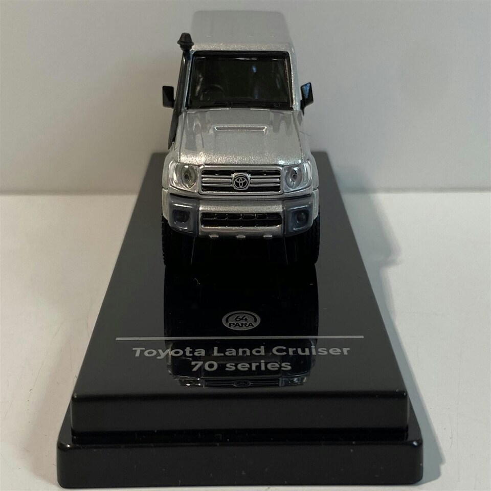 image 1 of Toyota Land Cruiser 76 Silver Pearl 1:64 Scale Paragon 65312R