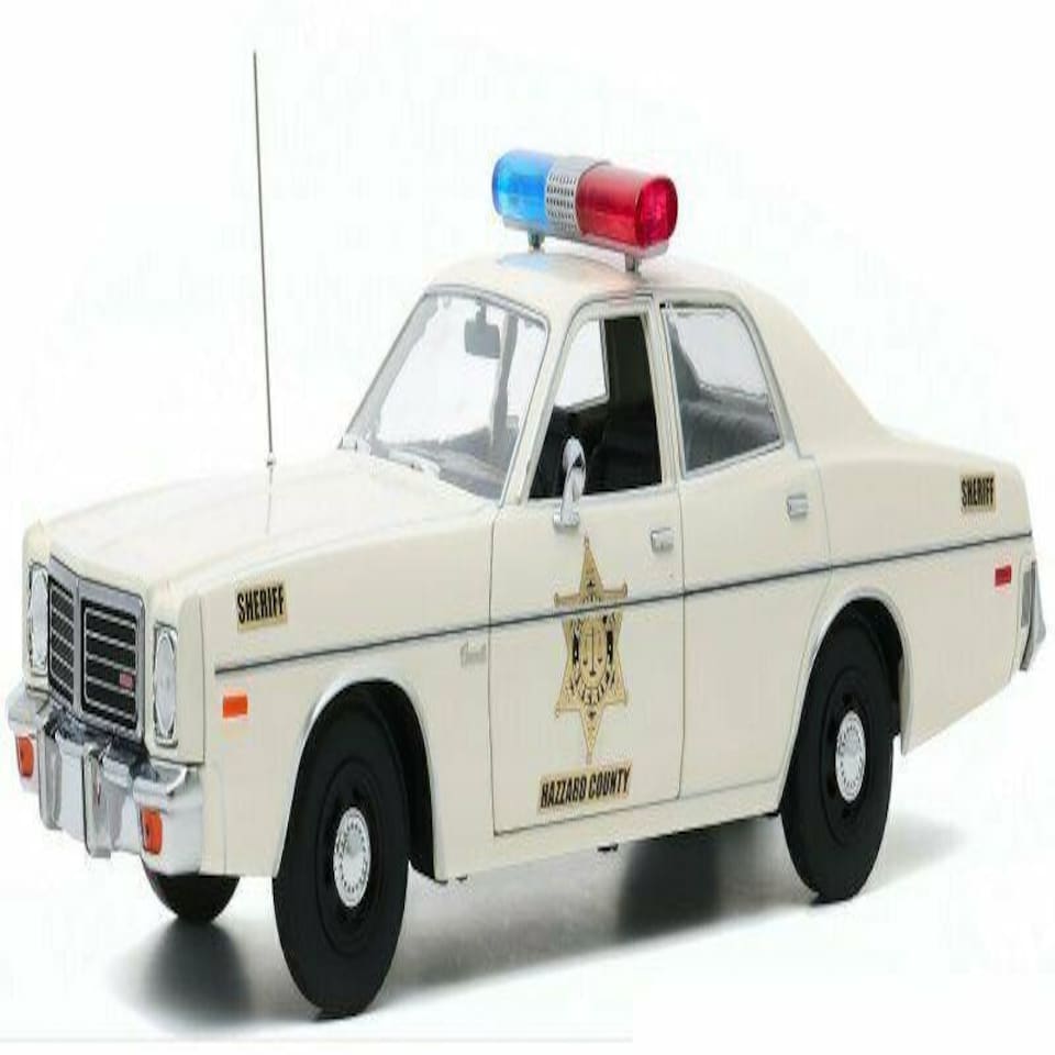 image 1 of Dukes of Hazzard 1975 Dodge Coronet Sheriff 1:18 Scale Greenlight 19092