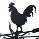 image 5 of Cockerel Chicken Hen Weather Vane Vain Wall Mount House Roof Pressed Steel