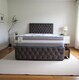 image 1 of Delaware Plush Bed With Mattress, 2 Drawers Same Side & Headboard