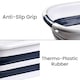image 3 of 26L Oval Collapsible Laundry Basket, Foldable Plastic Laundry Hamper