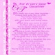 image 1 of Dear Daughter Nice Verse Keepsake Wallet Purse Card