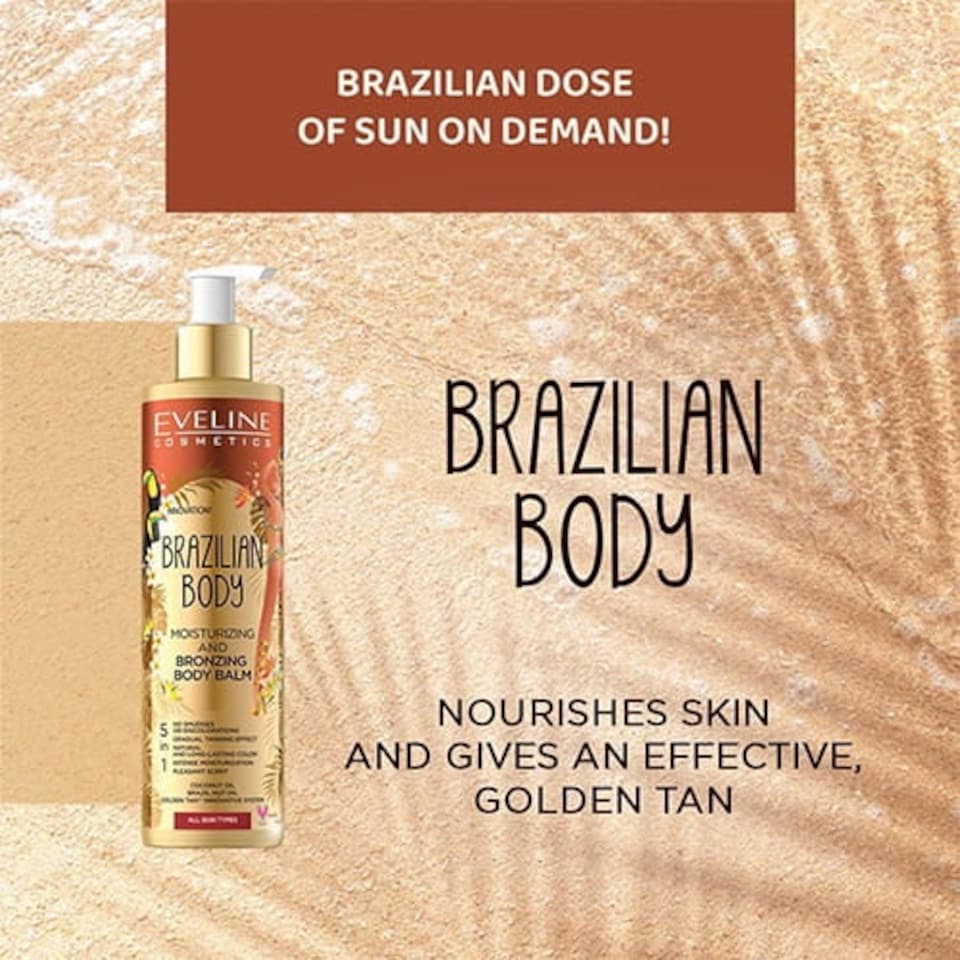 image 1 of Eveline Brazilian Body 5in1 Moisturizing Bronzing Body Lotion 200ml