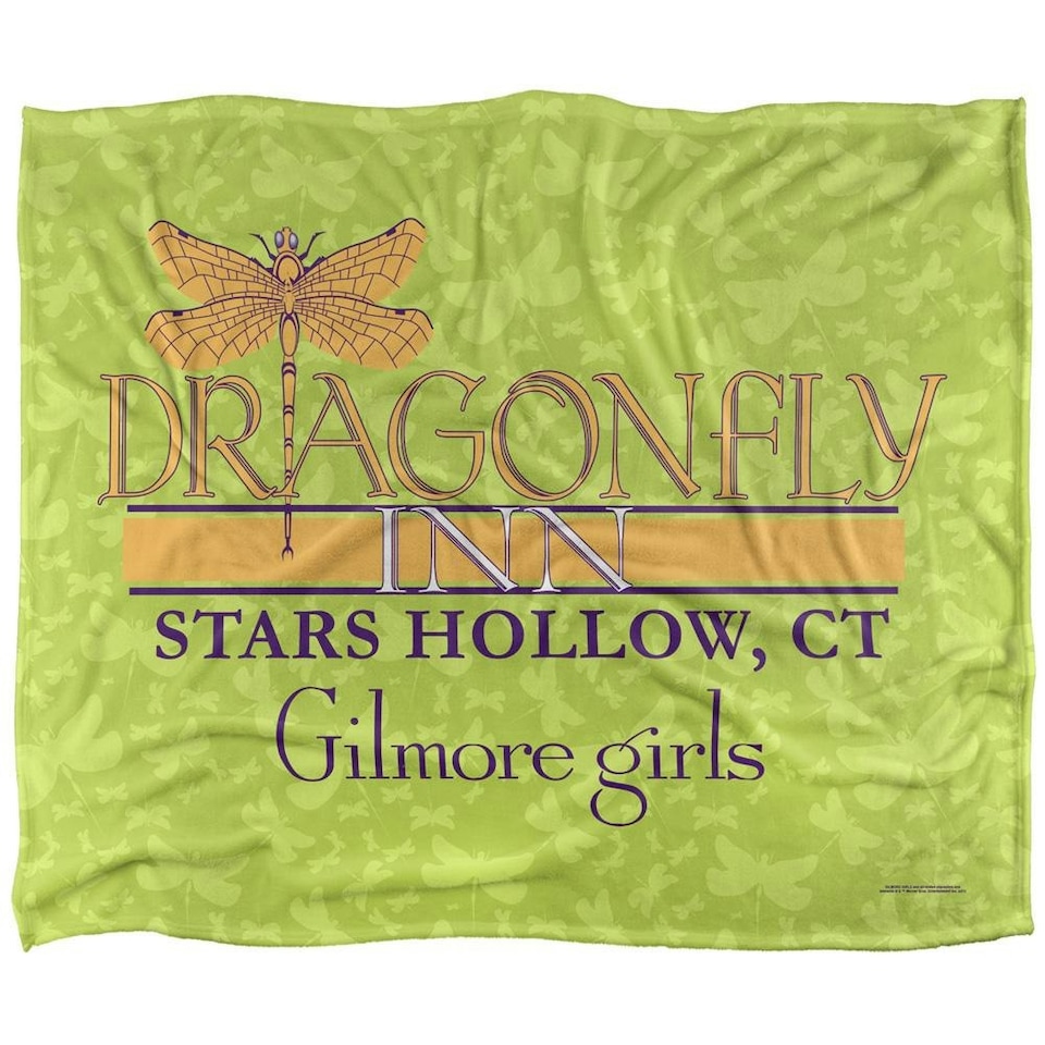 image 1 of Gilmore Girls Dragonfly Inn Blanket - Multicoloured - One Size