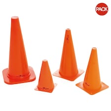 Precision Traffic Cones (Pack Of 4) - Orange - 12in