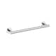 image 1 of Cosmic Wall Mounted Towel Round Rack with Chrome Finish Silver for Bathroom 46cm