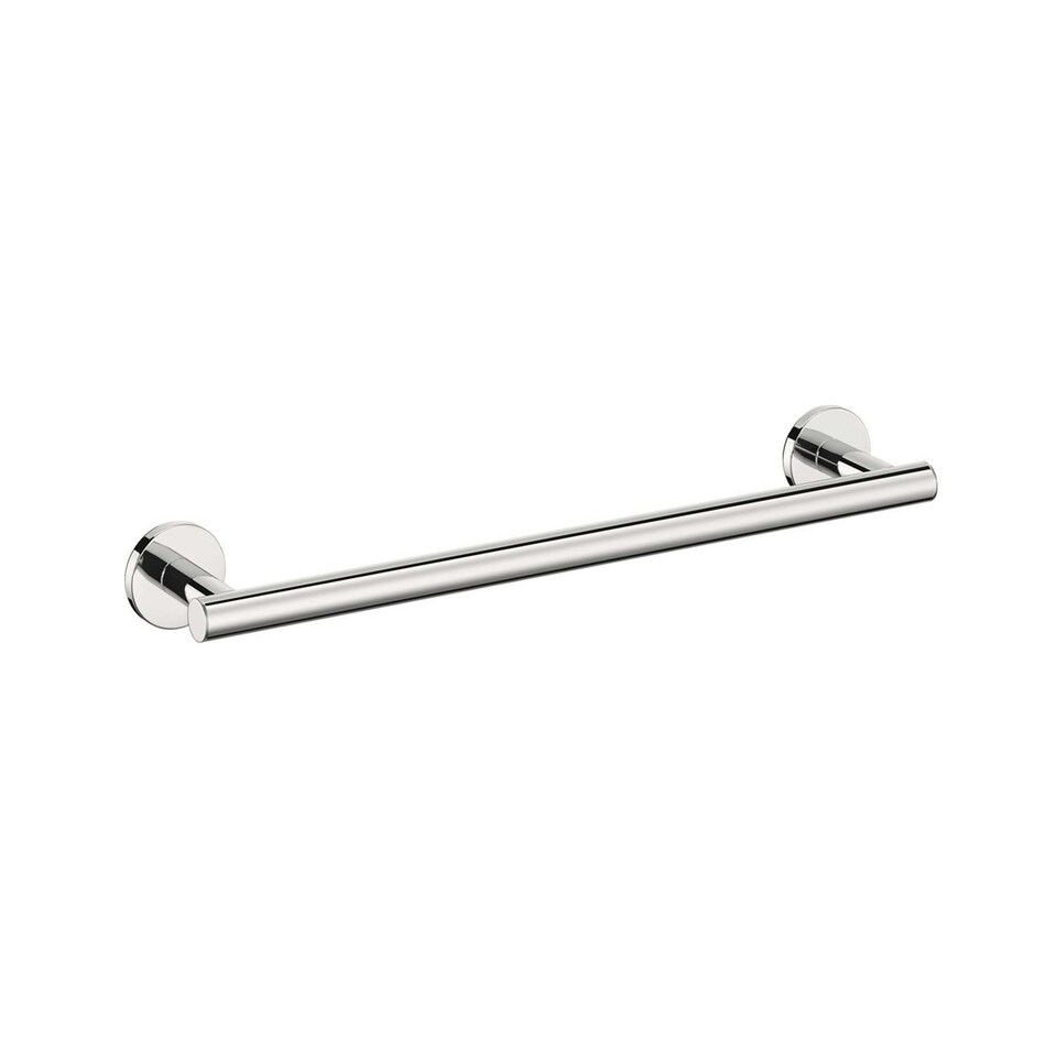 image 1 of Cosmic Wall Mounted Towel Round Rack with Chrome Finish Silver for Bathroom 46cm