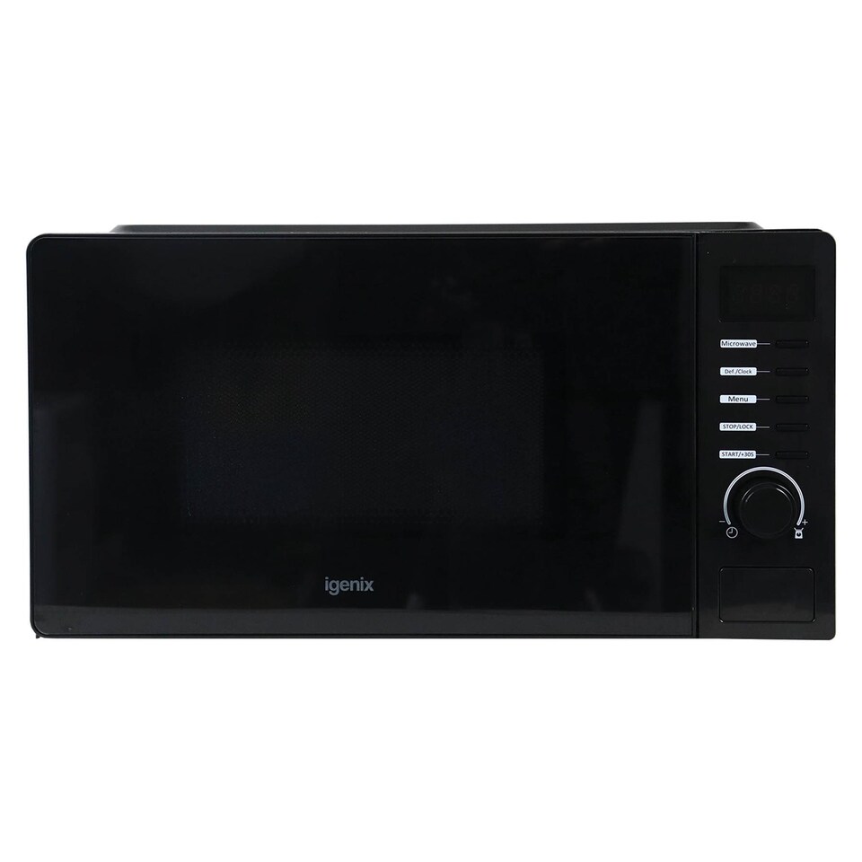 image 1 of 20L 700W Digital Microwave, 8 Functions, 5 Power Levels, Igenix IGMS02070B