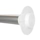 image 2 of 19 - 22mm Silver Extendable No Drill Eyelet Metal Curtain Pole 150 - 200cm Silver | Silver