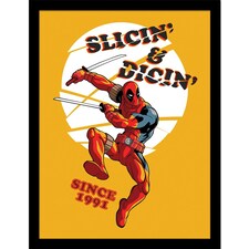 Deadpool (Slicin & Dicin) Framed 30x40cm Print