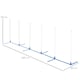 image 4 of PawHut Dog Weave Pole Set Agility Starter Kit Pet Outdoor Exercise Training Set