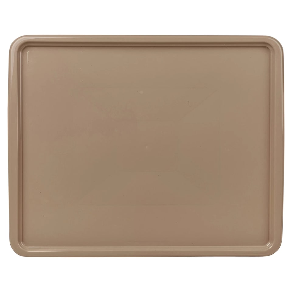 image 1 of Plastic Large Dish Rack Drainer Kitchen Sink Plate Cutlery Draining Drip Tray | Multi | Taupe Small