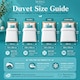 image 10 of Premium 2.5 Tog Summer Duvet Quilt - Lightweight Striped Microfibre, Breathable & Hypoallergenic
