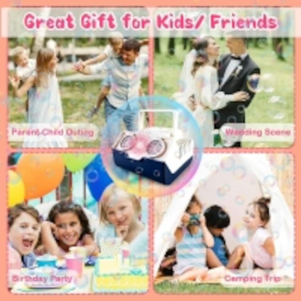 image 1 of Automatic Electric Bubble Machine for Children