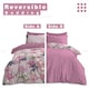image 7 of VELVETIO Shannon Complete Duvet Cover Set with Fitted Sheet Soft Polycotton Bedding Sets Pink | King