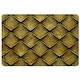 image 2 of Golden Geometric Flower Pattern (Placemat)