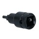 image 5 of 4mm 1/2in Drive Stubby Impact Impacted Male Allen Hex Key Socket 55mm Length