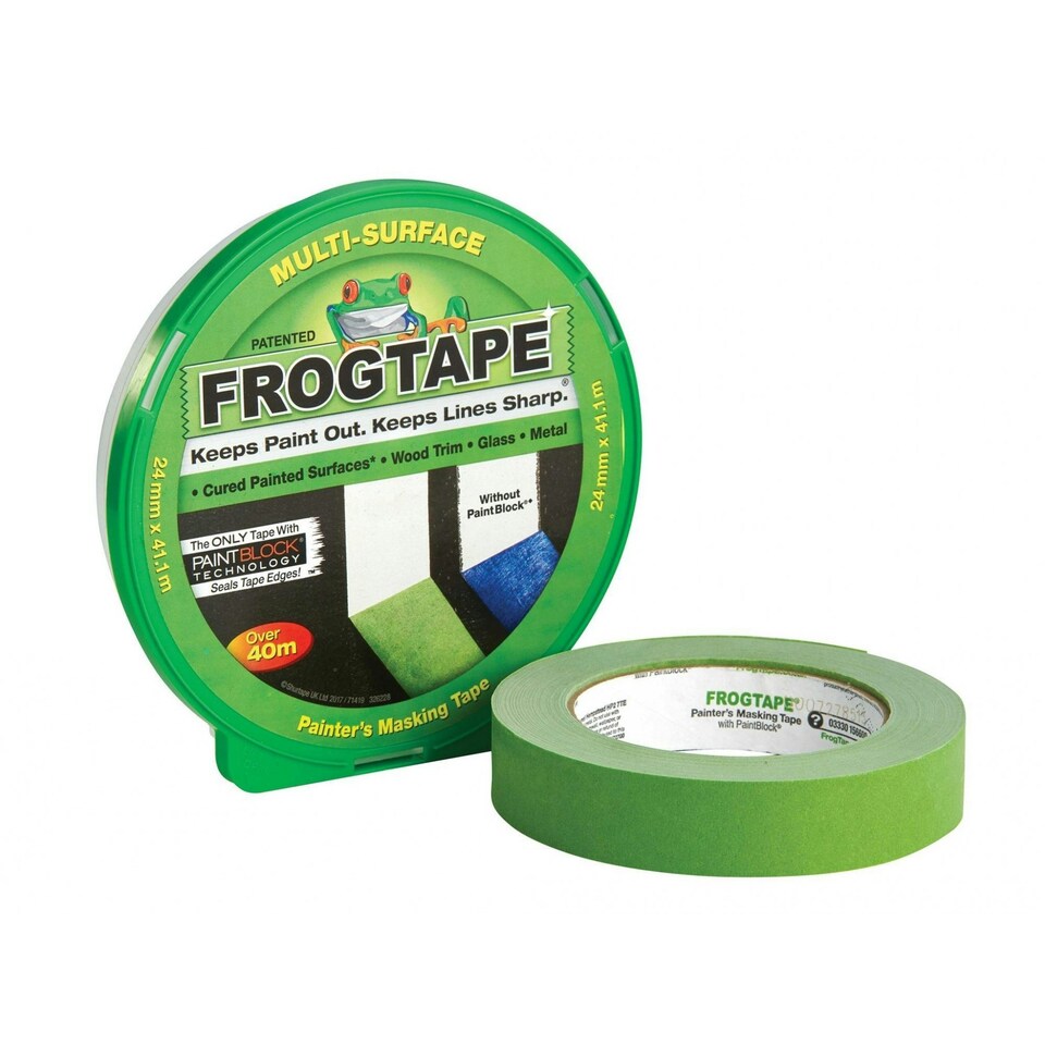 image 1 of Shurtape Frogtape Multi-surface Masking Tape - Multi Colour - 24mm x 41.1m