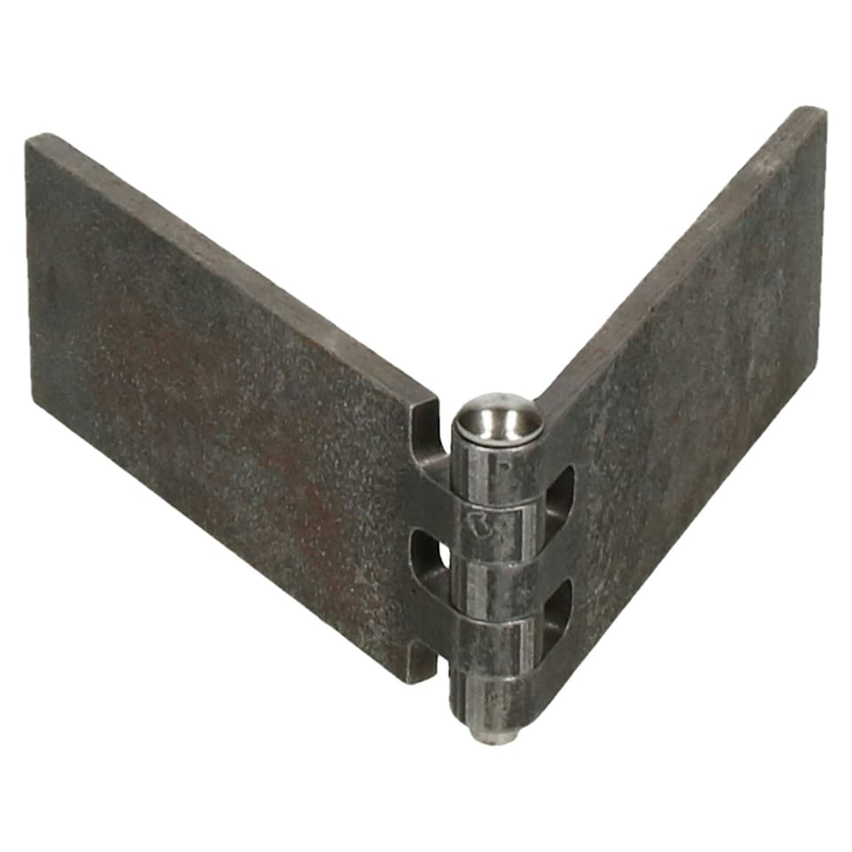 image 1 of Solid Drawn Steel Butt Hinge Extra Heavy Duty Industrial 50x240mm Silver