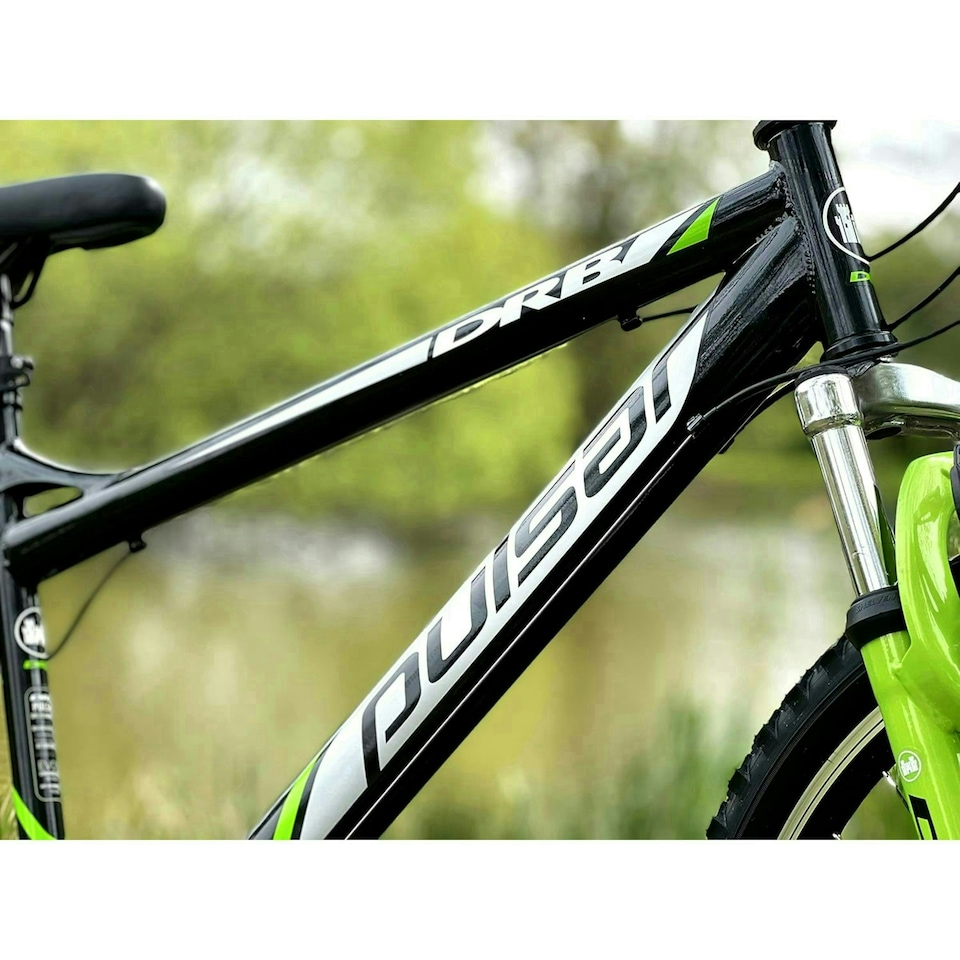 image 1 of Dallingridge Pulsar Hardtail Mountain Bike, 26" Wheel - Black/Green