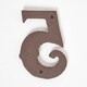 image 2 of Homescapes Cast Iron House number, 5