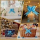 image 10 of 60pcs Pale Blue 50mm/5cm Large Ribbon Pull Bows for Gift Wrapping, Hampers, Florist Bouquets, Wedding Cars and Party Décor Pullbow | Blue | Blue