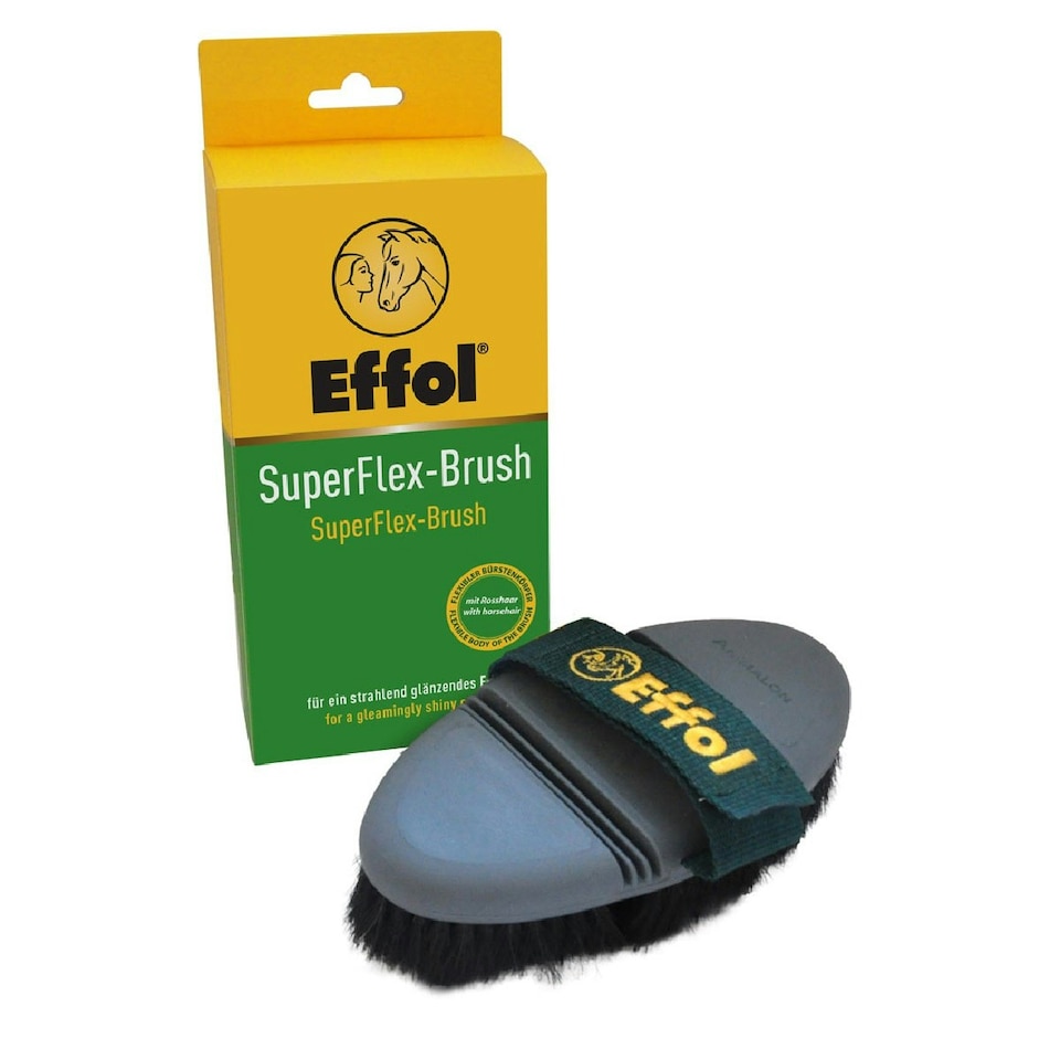 image 1 of Effol SuperFlex Horse Brush - Grey - One Size