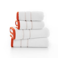 Delamere Zero-Twist Luxury Cotton Towels – Ultra-Soft, Absorbent & Stylish Orange | Ginger | Bath sheet