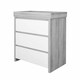image 2 of Tutti Bambini Modena Changing Unit - Grey Ash/White