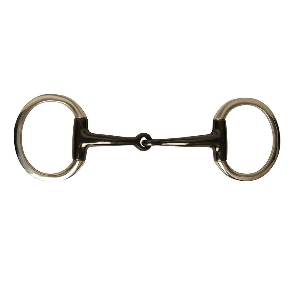 JP Korsteel Sweet Iron Jointed Eggbutt Snaffle - Silver - 5.5in