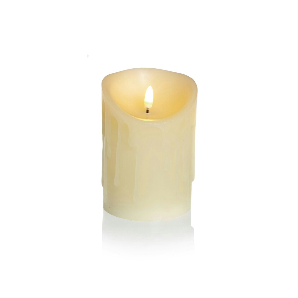 Premier Artificial Flickering Candle Warm White 13cm