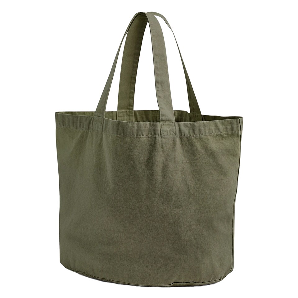 image 1 of Westford Mill Garment Dyed 29L Tote Bag | Green | Vintage Moss | 1