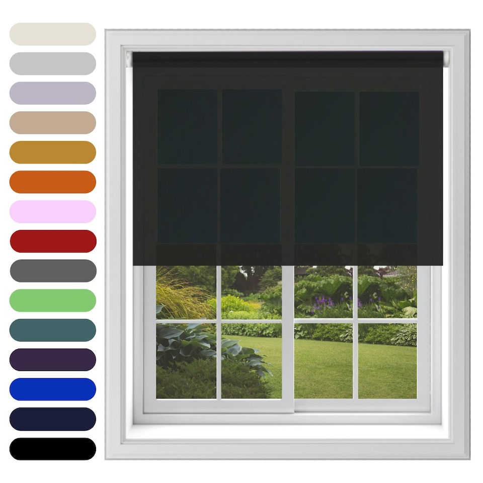 image 1 of Daylight Roller Blind 60cm x 160cm | Black