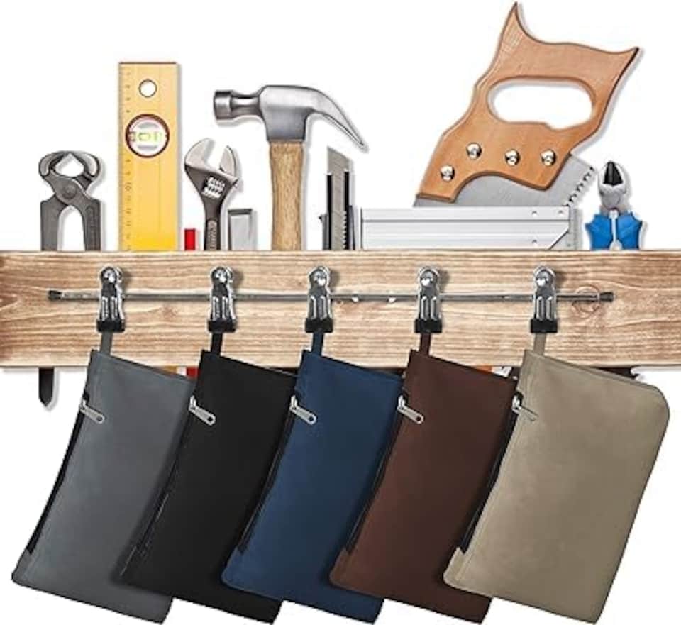 image 1 of Covers&All Tool Bag / Pouch 12 Oz Waterproof - Heavy Duty 12 Oz Max multicolor 6pc, 7 in L x 11 in W x 7 in H, Mulitcolored
