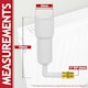 image 3 of SPARES2GO Central Heating Sludge Remover Concentrate Liquid (500ml Bottle) + Radiator Dosing Funnel Tool + Draining Tub