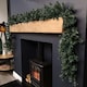 image 1 of 2.7m x 25cm Plain Green Christmas Garland with 200 Tips