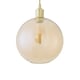 image 7 of ValueLights Bellamy Easy Fit Amber Glass Globe Lampshade Ceiling Light Shade