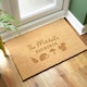 image 2 of Personalised Pumpkin Rectangle Doormat