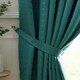 image 2 of Adison Lined Pencil Pleat Taped Curtains - 229cm x 183cm - Teal