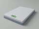 image 1 of 25cm Deep Eco-Friendly 1000 Pocket Spring & Memory Foam Mattress (Single) | White | White