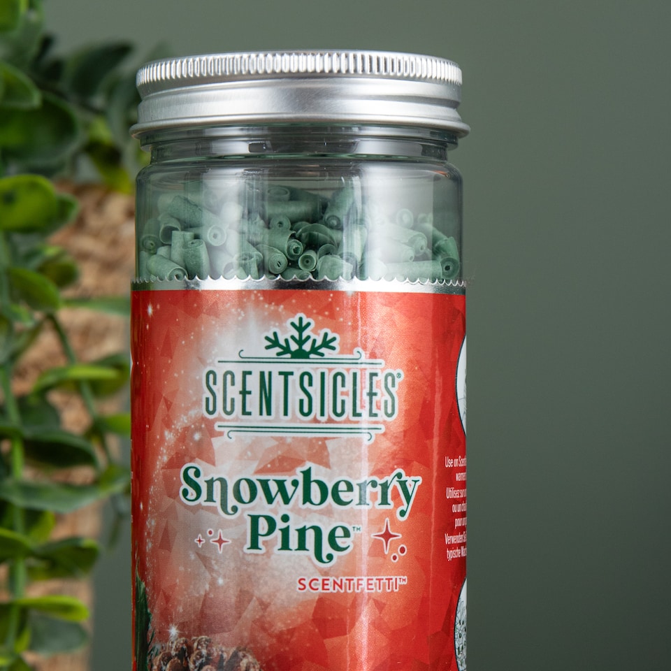 image 1 of 125g Snowberry Pine Cones Scentsicles Scentfetti Christmas Decoration