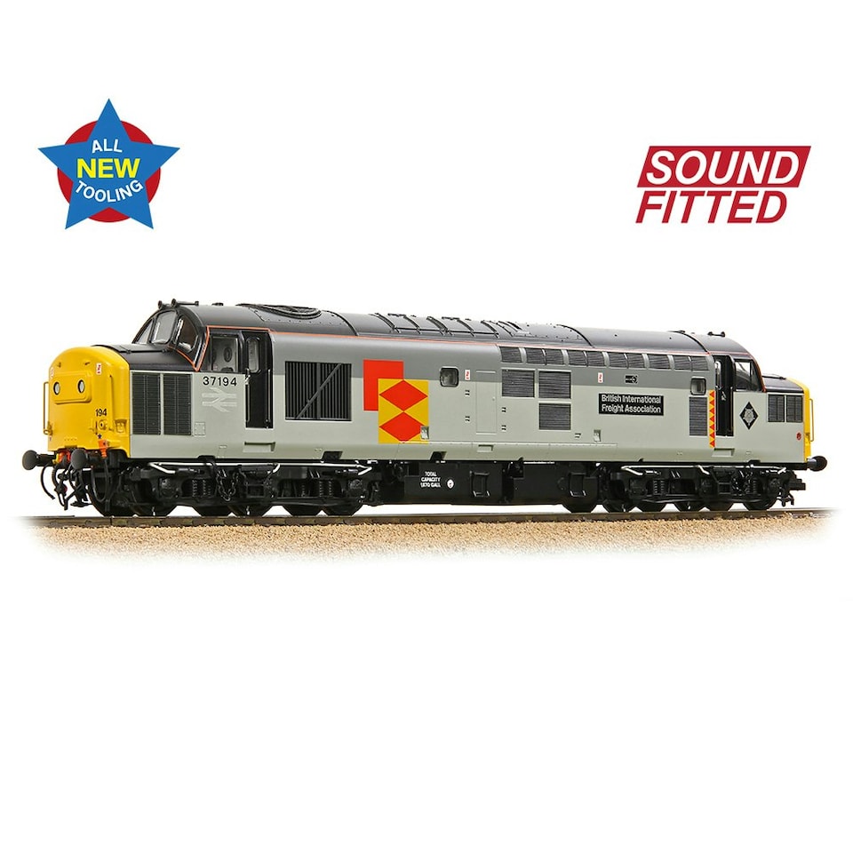 Bachmann Class 37 194 British IFA BR Railfreight (DCC-Sound)