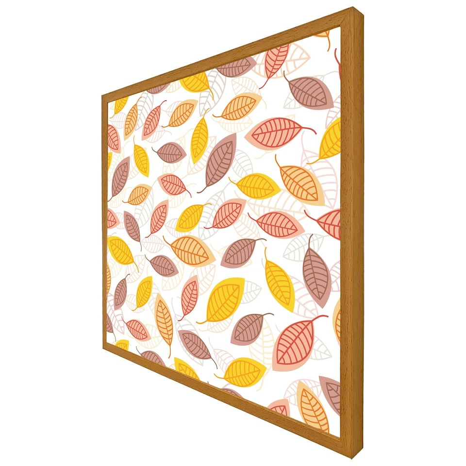 image 1 of Small autumn leaves (Picture Frame) Black | XS