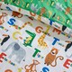 image 4 of Catherine Lansfield Animal Magic Reversible Duvet Cover Set Natural Cream | Natural | Toddler