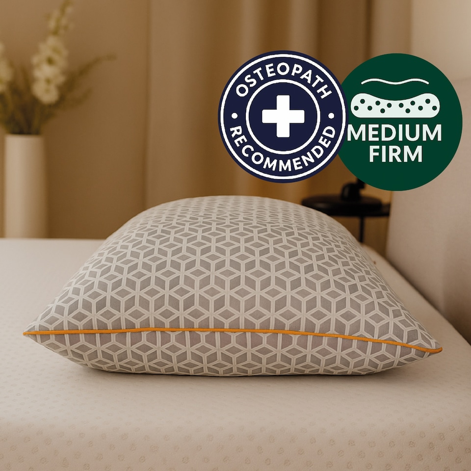 Luna Best Memory Foam Pillow for Neck Pain & Side Sleepers