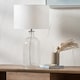 image 1 of Transparent Bubble Glass Table Lamp with Shade | Clear | Clear | 1